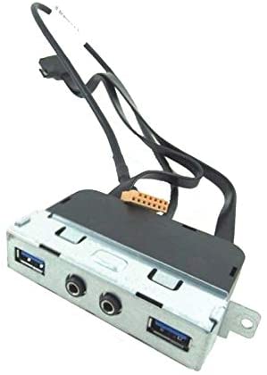 Pannello frontale interno per pc con 2 porte USB 3.0 e 2 jack audio, accessorio informatico qalnexvori.shop