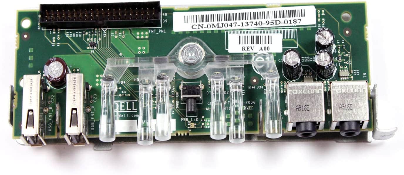 Scheda madre PC desktop Dell con porte USB e audio, ricambio informatico qalnexvori.shop