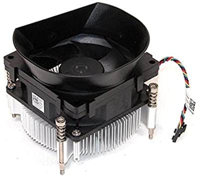 Dissipatore CPU con ventola nera e alettature in alluminio per PC da qalnexvori.shop