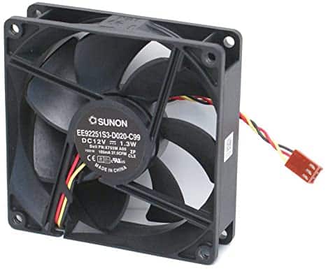 Ventola per PC Sunon nera, accessorio ricondizionato per case, gaming o workstation qalnexvori.shop