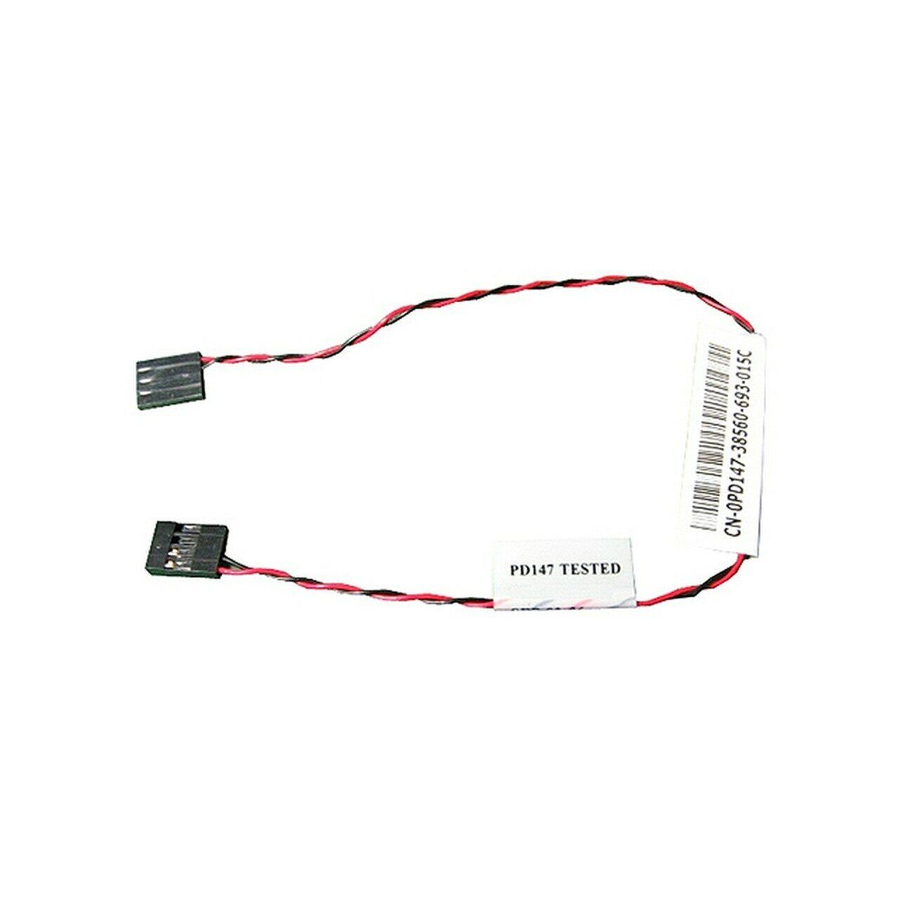 Cavo PC ricondizionato con due connettori e fili intrecciati, accessorio hardware qalnexvori.shop