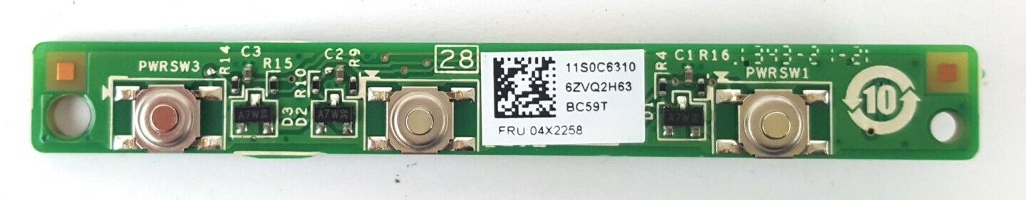 Scheda elettronica con tre pulsanti e componenti per pc ricondizionati qalnexvori.shop