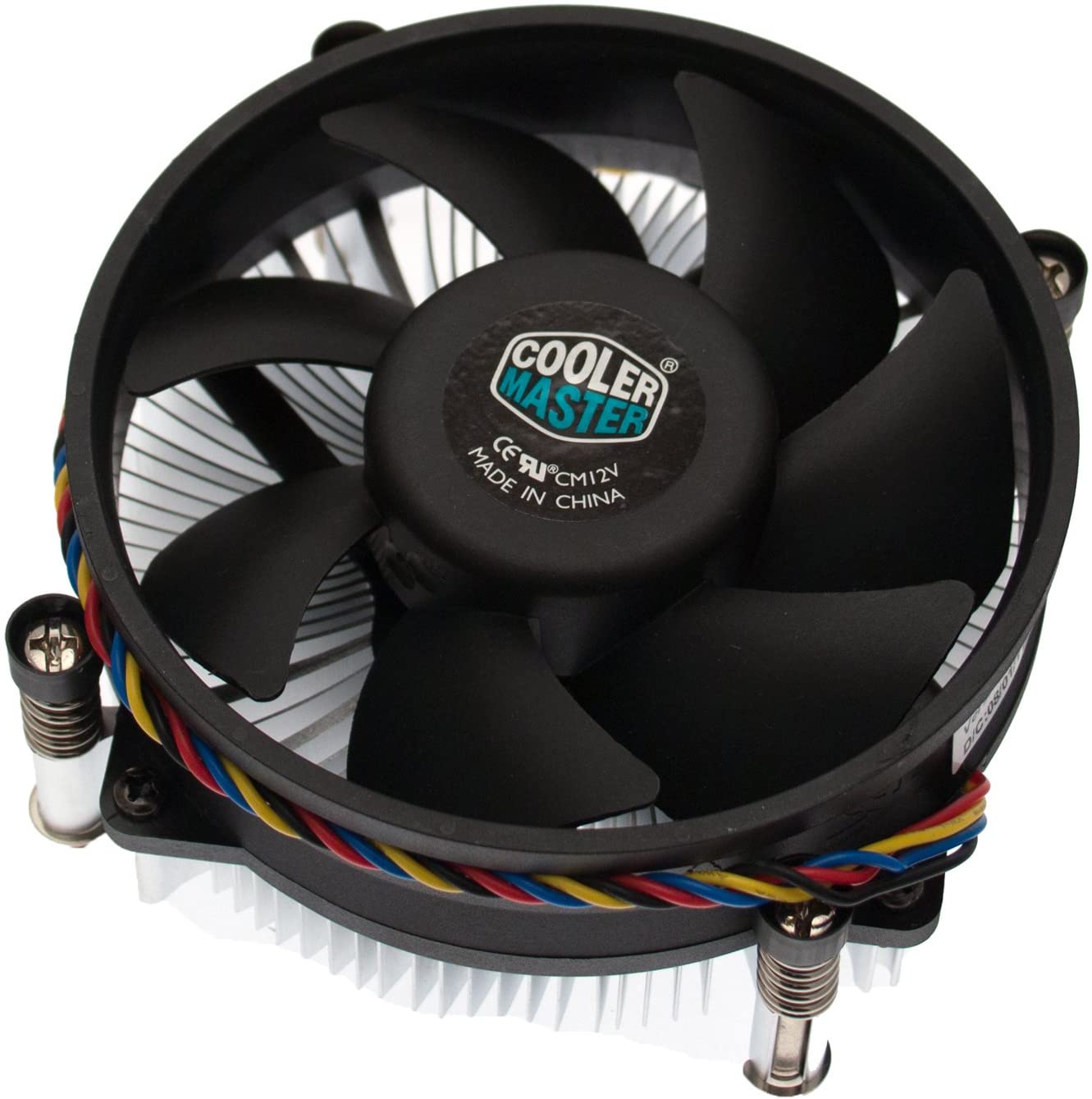 Ventola Cooler Master per CPU, nero, ricambio componenti PC su qalnexvori.shop