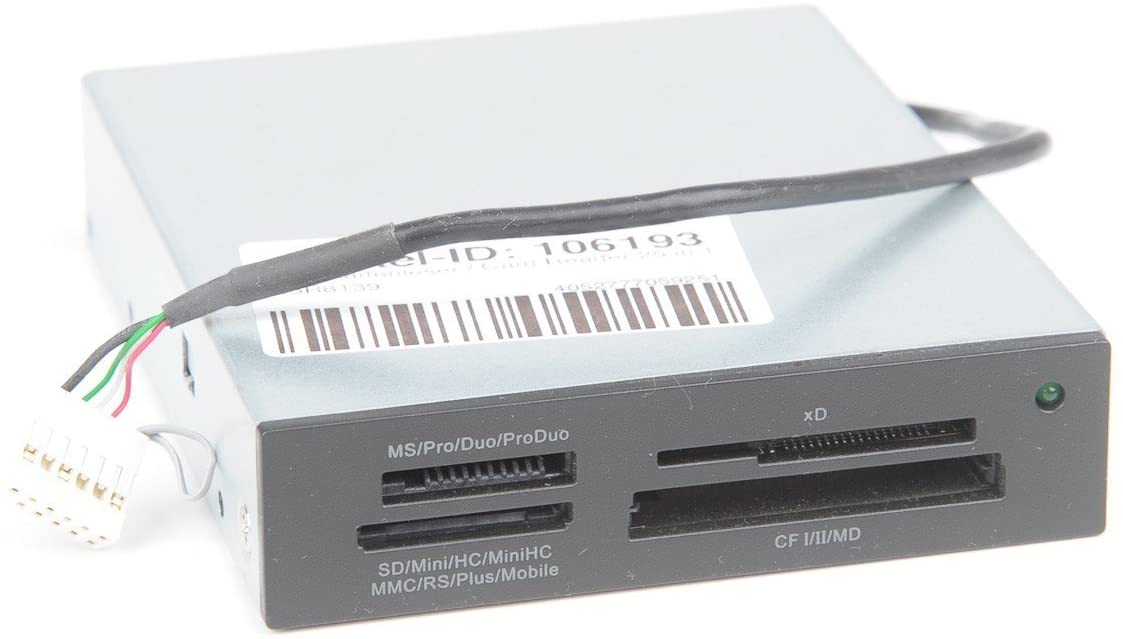 Lettore interno per schede di memoria multiformato con cavo, ideale per PC da qalnexvori.shop