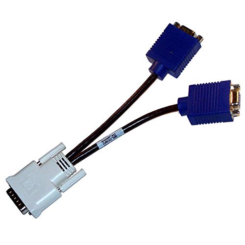 Cavo adattatore VGA a doppia uscita per monitor, accessorio PC ricondizionato su qalnexvori.shop