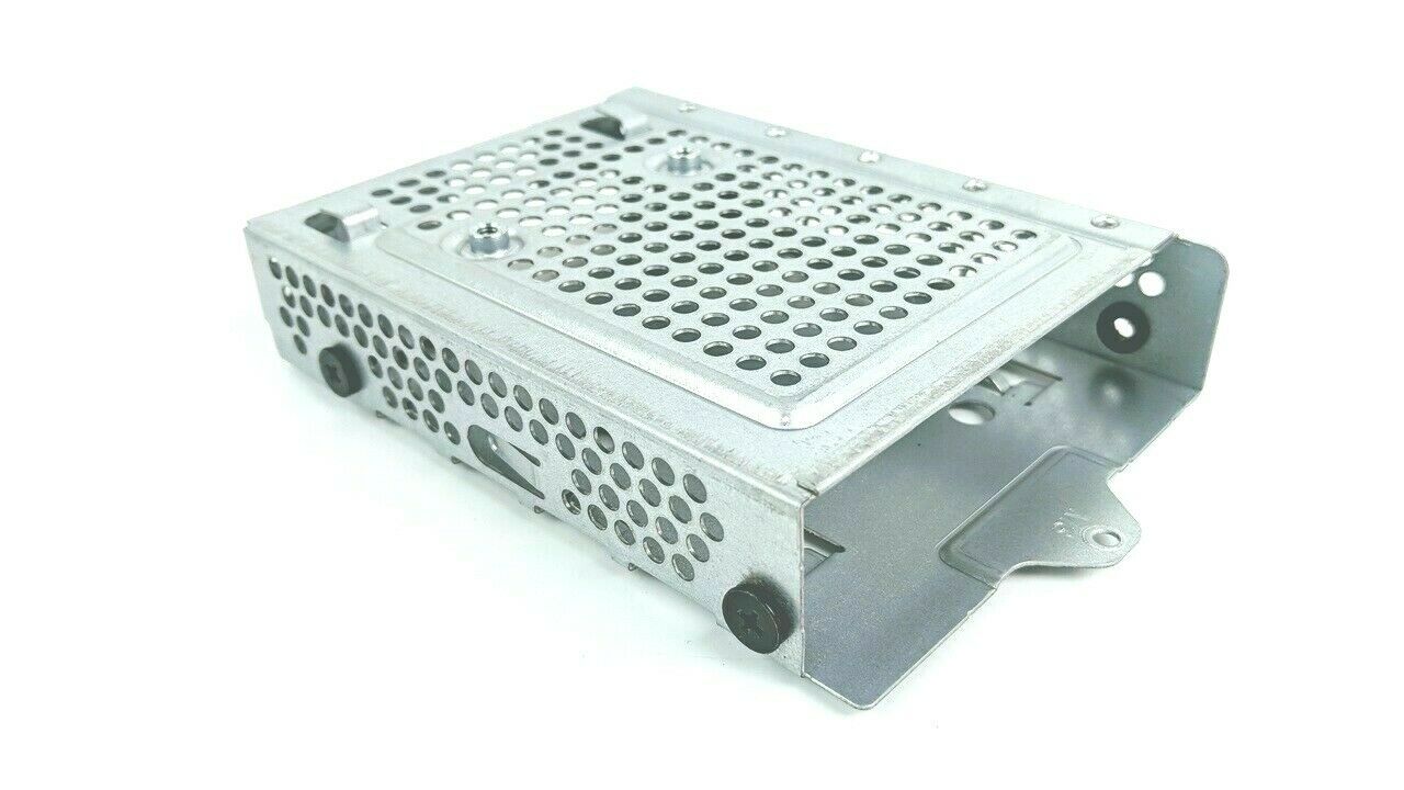 Supporto metallico per hard disk per PC ricondizionati o workstation, vista angolata