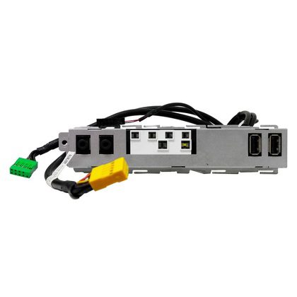 Pannello posteriore PC usato, porte USB, audio e rete, ricondizionato qalnexvori.shop