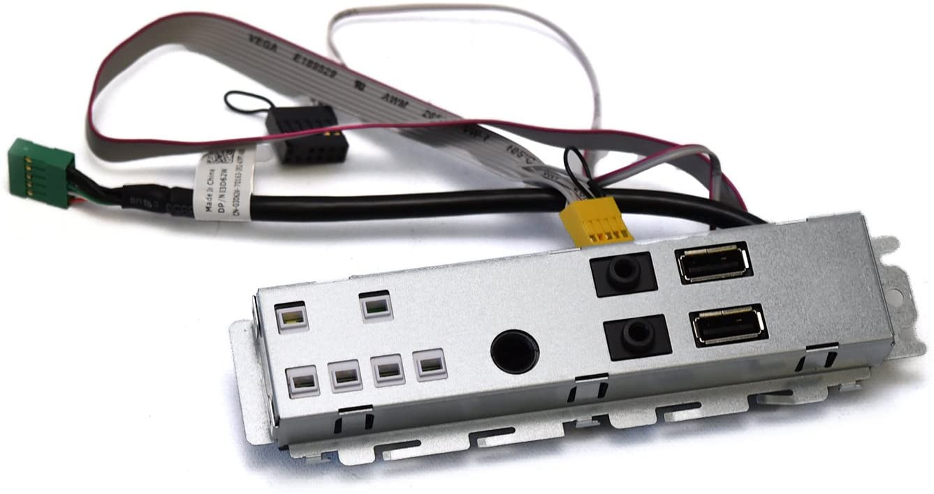 Pannello frontale USB e audio per PC fisso, cavi inclusi, ricambio per computer qalnexvori.shop
