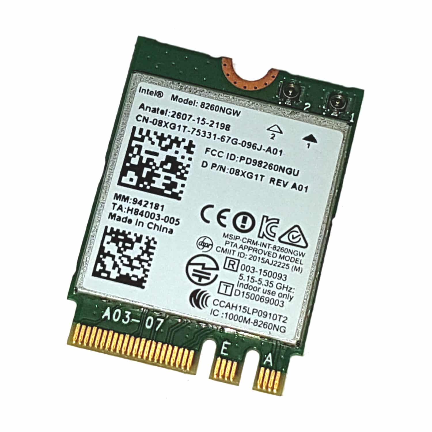 Scheda Wi-Fi Intel 8260NGW per notebook e PC ricondizionati su qalnexvori.shop