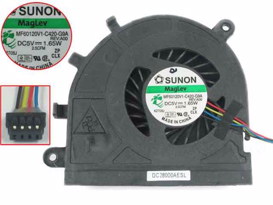 Ventola raffreddamento notebook Sunon MagLev, ricambio per PC portatili, qalnexvori.shop