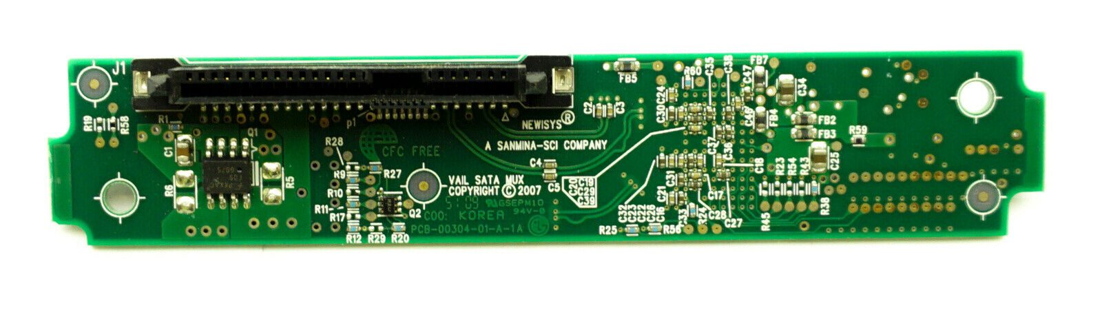 Scheda elettronica verde PCB per disco SATA, ricambio hardware per PC ricondizionati.