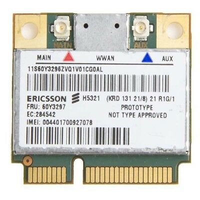 Scheda WWAN Ericsson H5321 per notebook, ricondizionata, su fondo bianco, qalnexvori.shop