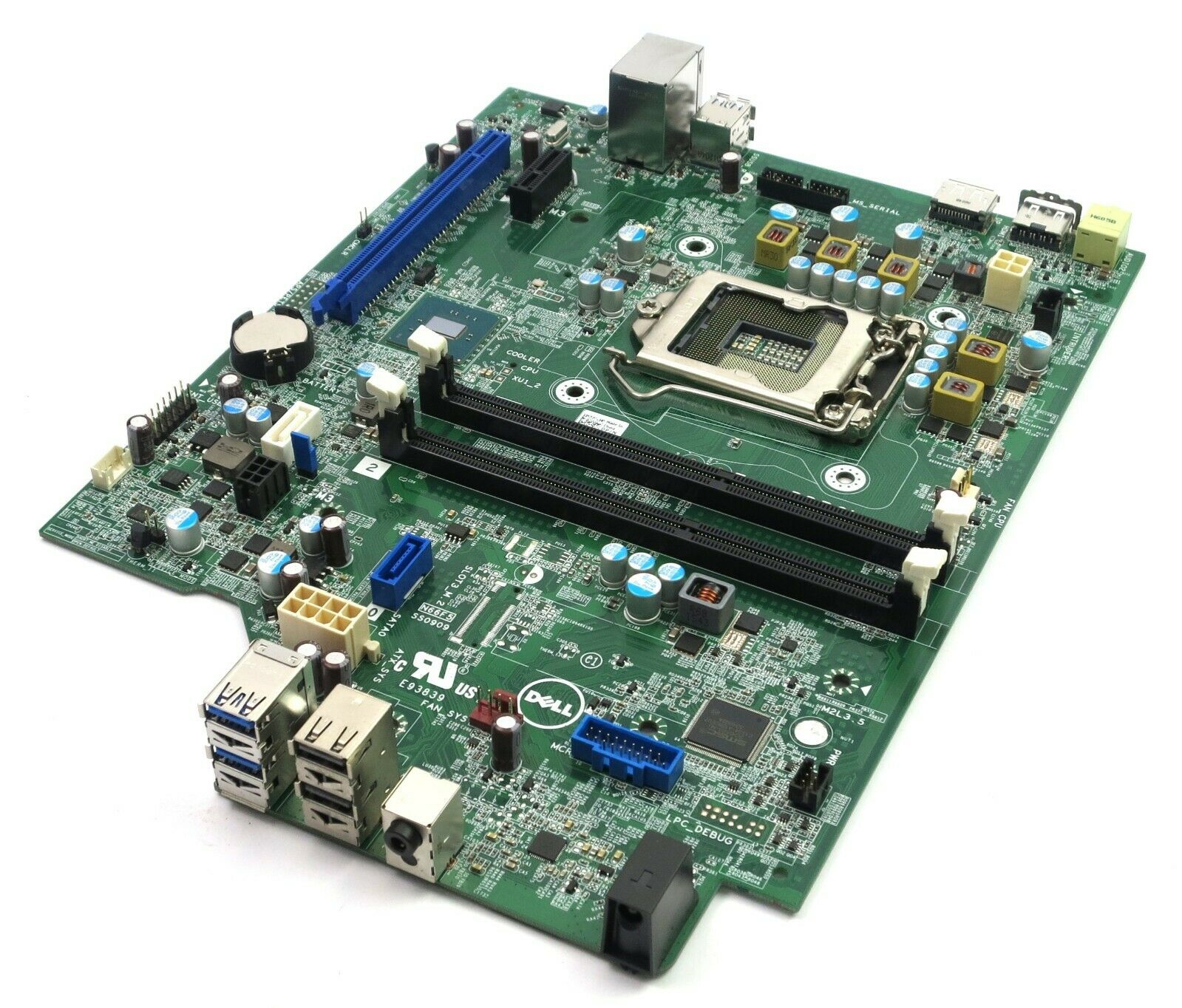 Scheda madre Dell per PC desktop, vista dettagliata dei componenti elettronici, ideale ricondizionati qalnexvori.shop