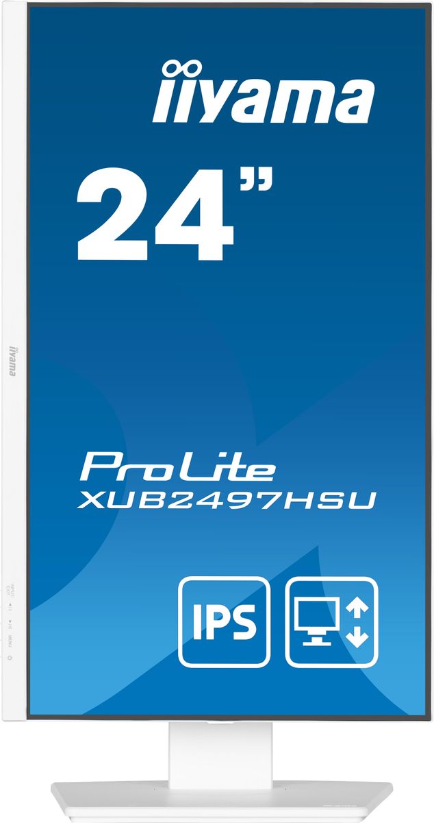 IIYAMA 24 WHITE IPS-panel, 1920x1080@100Hz, 15cm Height