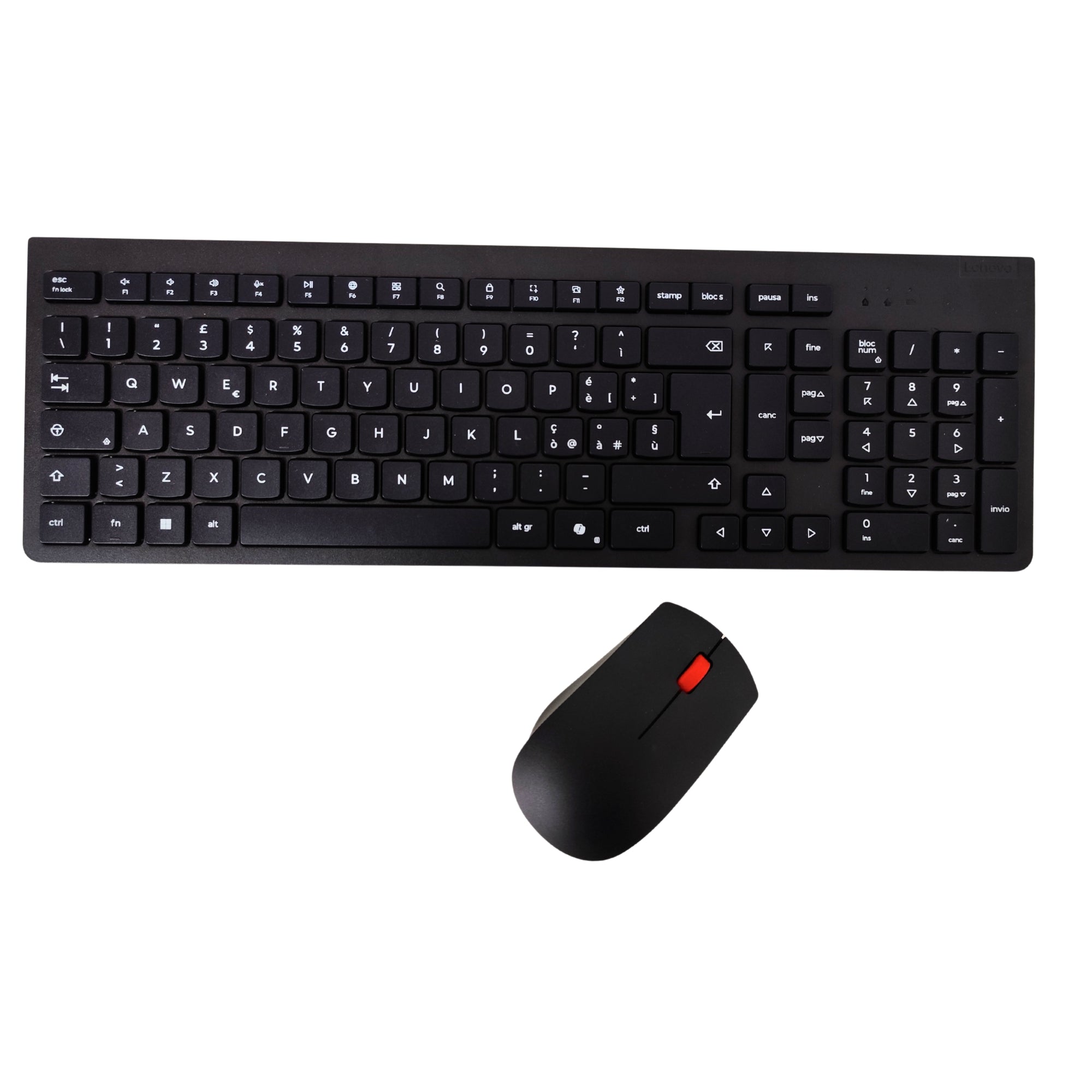 Kit Tastiera e mouse Lenovo Gen2 Wireless Italiana