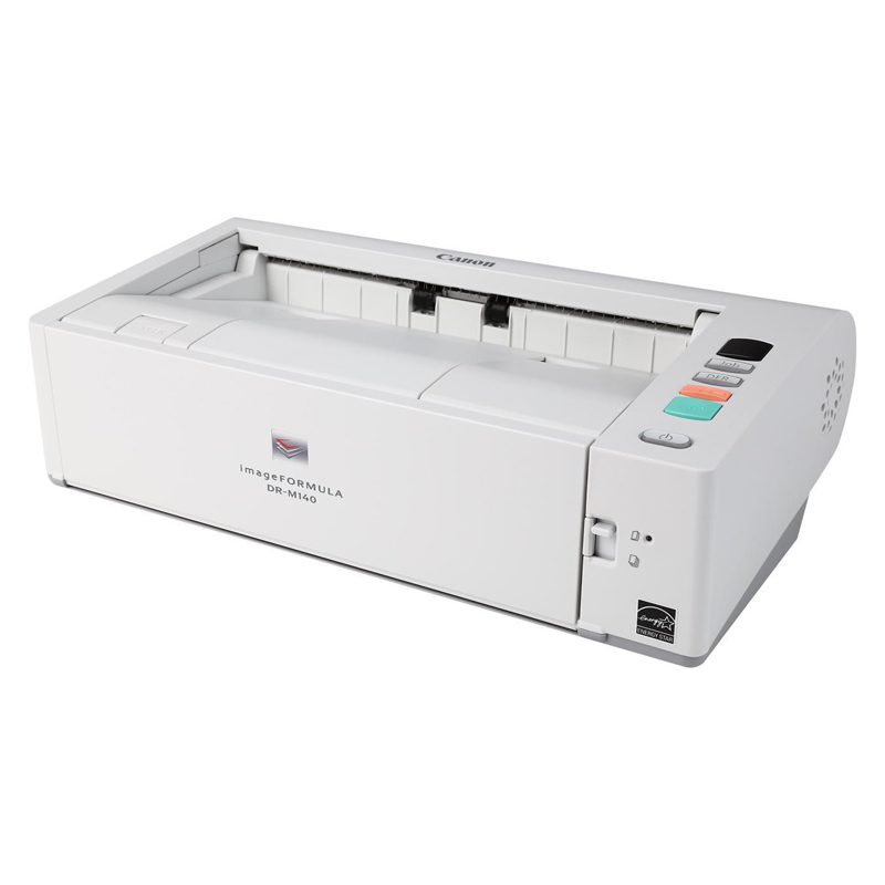Canon DR-M140 Doppelseitiger Dokumentenscanner, Geschwindigkeit 40 Seiten pro Minute, 50-Blatt-ADF