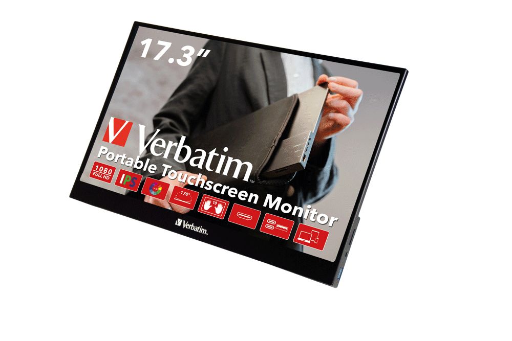 VERBATIM PMT-17 MONITOR PORTATILE TOUCH 17.3 FHD