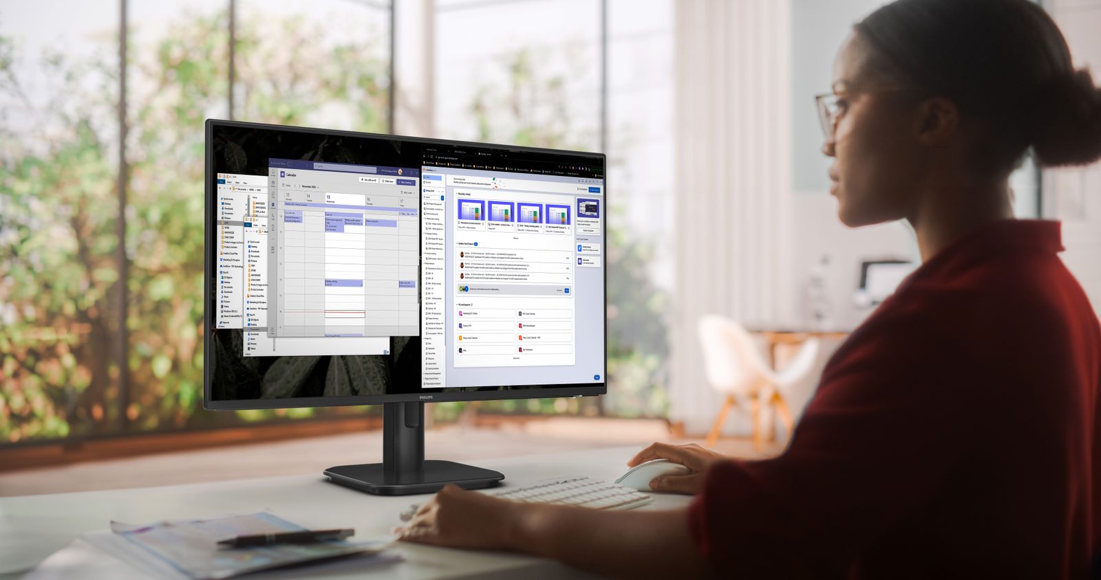Philips 23.8 IPS 120Hz MULTIMEDIA WITH DP, HDMI, AND VGA
