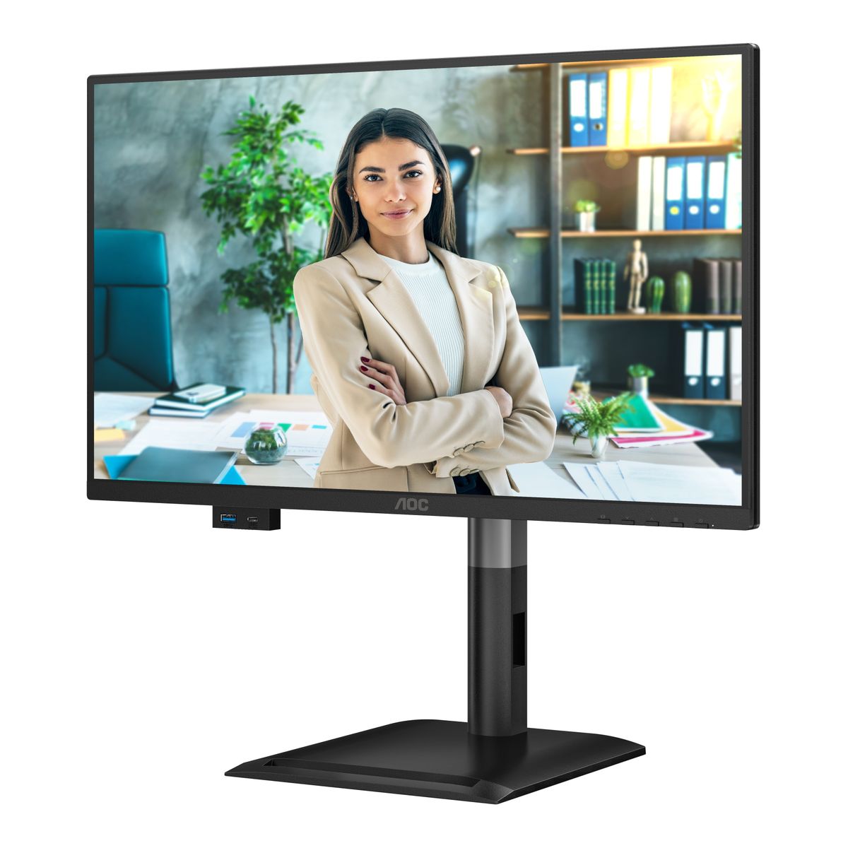 AOC 24 16:9 IPS 1920X1080 120HZ MULTIMED VGA HDMI DP