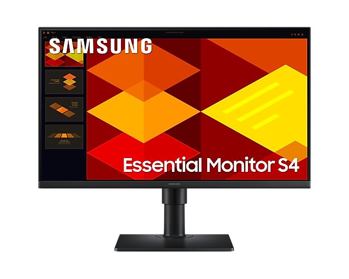 Samsung S24D406 MONITOR, FHD, SPEAKER, ADJUSTABLE STAND, PIVOT