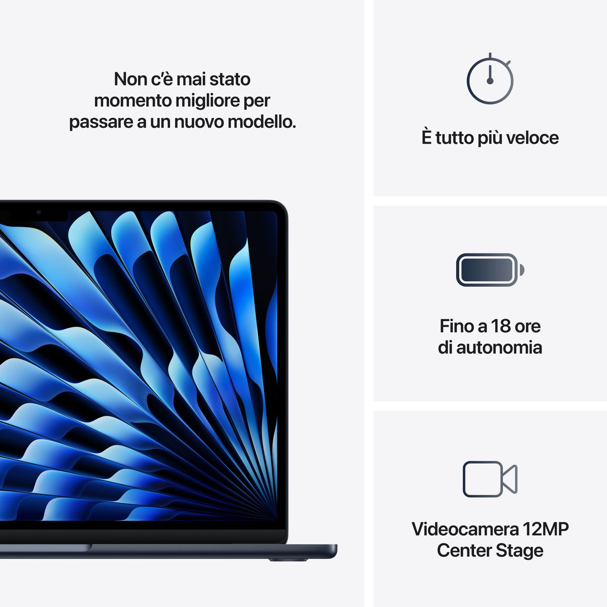 APPLE 13 MACBOOK AIR M4 24GB, 512GB SSD - MIDNIGHT