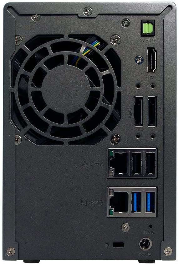 AS6102T NAS KOMPLETT MIT ZWEI WD RED FESTLAUFWERKEN WD10EFRX-68FYTN0 NASWARE 3.0
