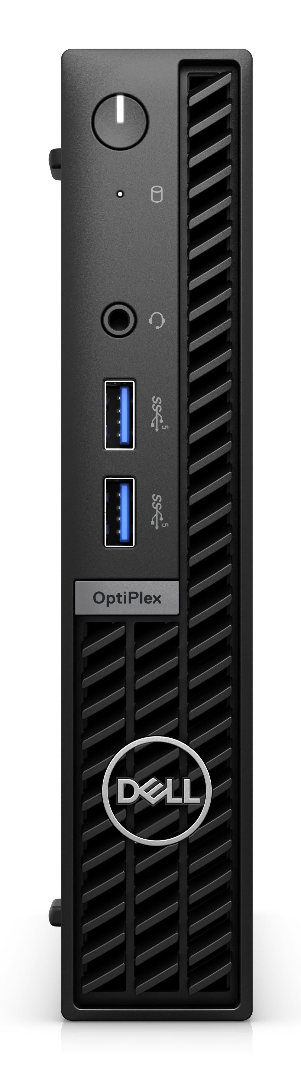 Dell OptiPlex 7010 Mini ricondizionato vista frontale con logo Dell e porte USB