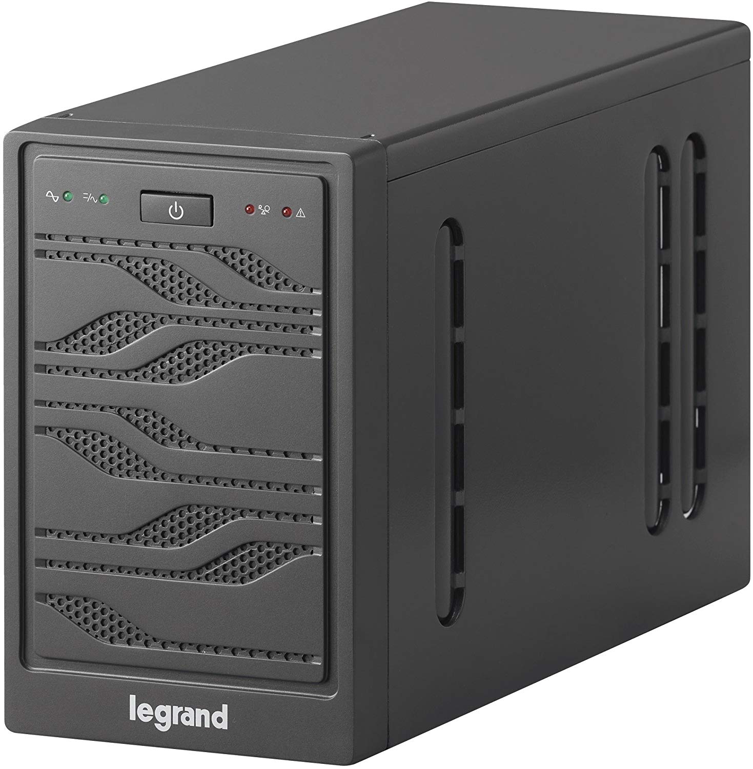 Gruppo di continuità UPS Legrand nero per PC gaming e workstation, vista frontale, qalnexvori.shop