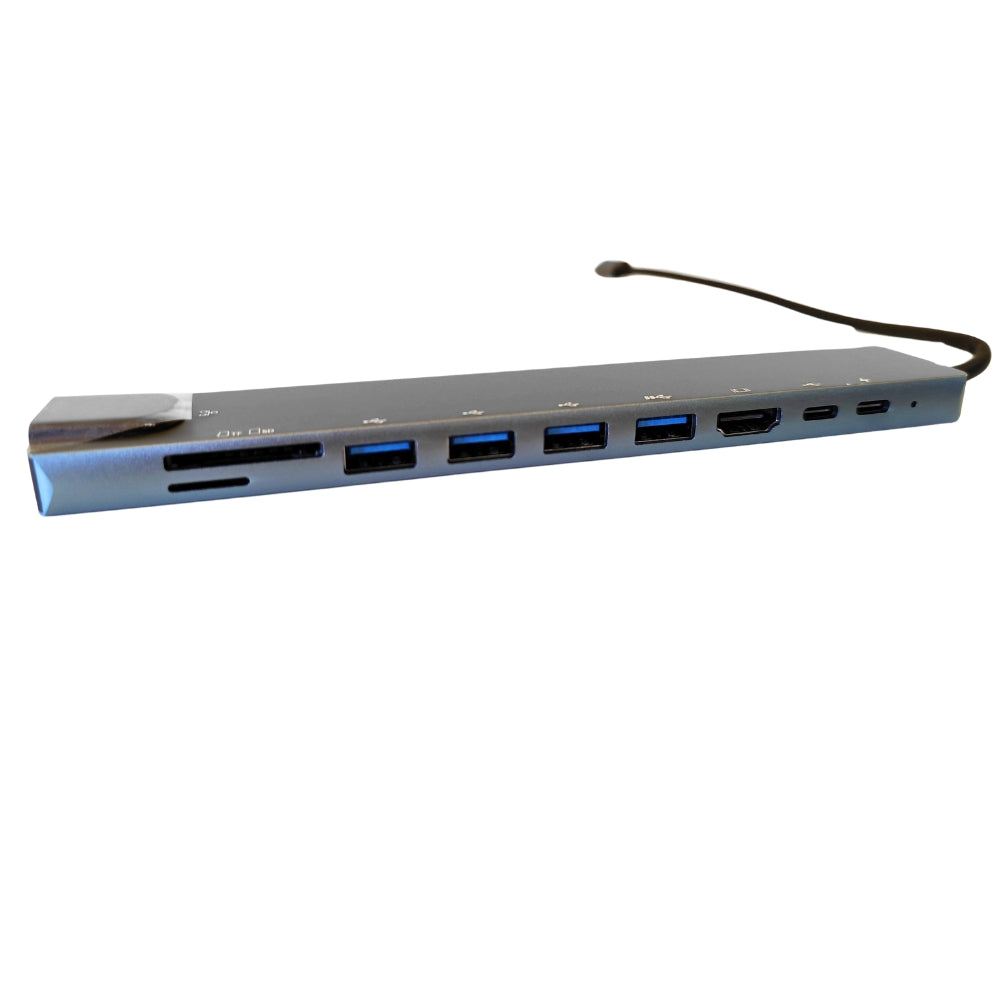 Docking Station 10-in-1 con porte USB, HDMI, SD e Type-C, perfetta per espandere la connettività del Dell Pro QCM1250