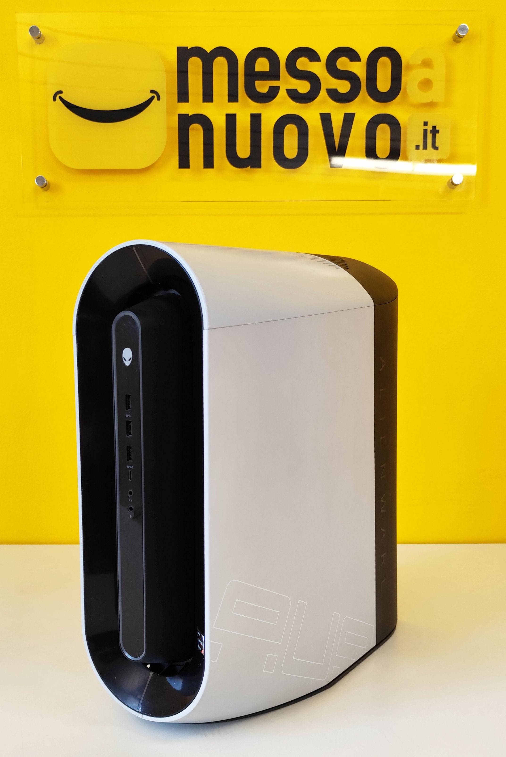 Dell Alienware Aurora R10 esposto presso qalnexvori.shop, PC gaming con Ryzen 9, 128GB RAM e RTX 3080Ti, ideale per gamer.