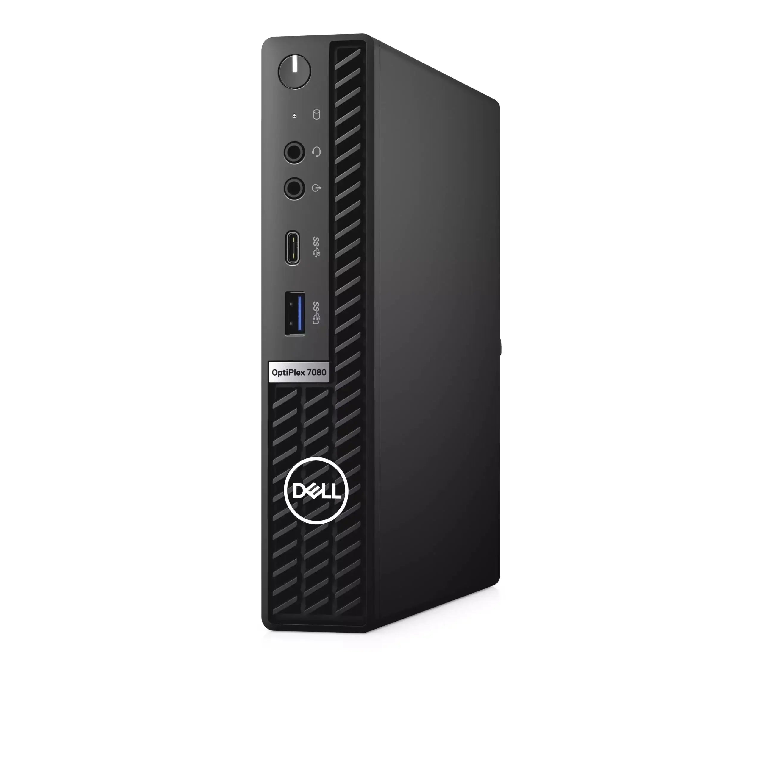 Computer desktop Dell Optiplex 7080 MFF con chassis sottile, processore Intel i5 e connettività avanzata per ambienti di lavoro moderni