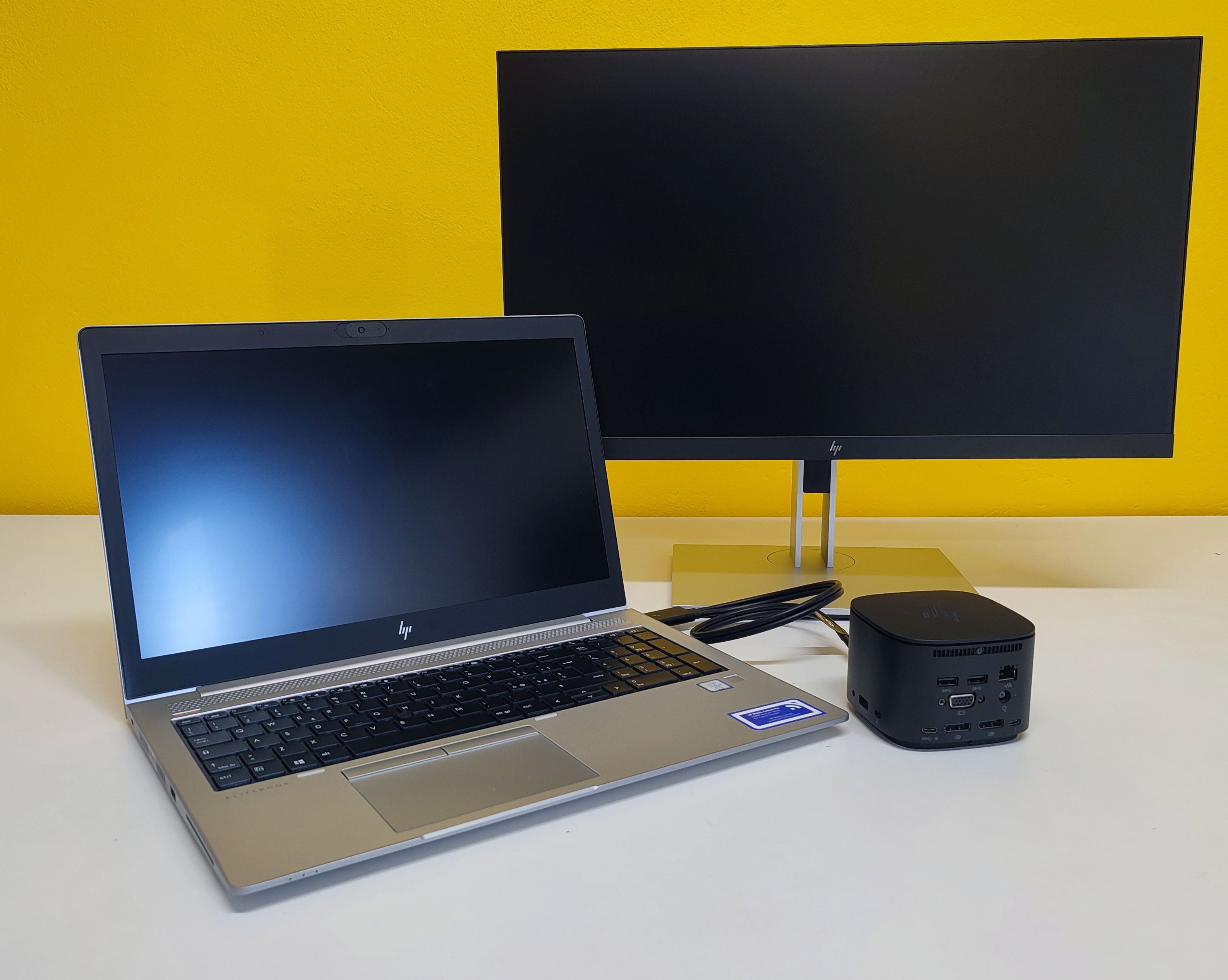 Bundle HP EliteBook 850 G6 15.6" | Intel Core i5 8Gen | SSD 512GB | Ram 16GB | Windows 11 Pro + HP E24G4 24" FullHD Monitor + Thunderbolt Dock 230W G2 hsn-ix01 Docking Station 