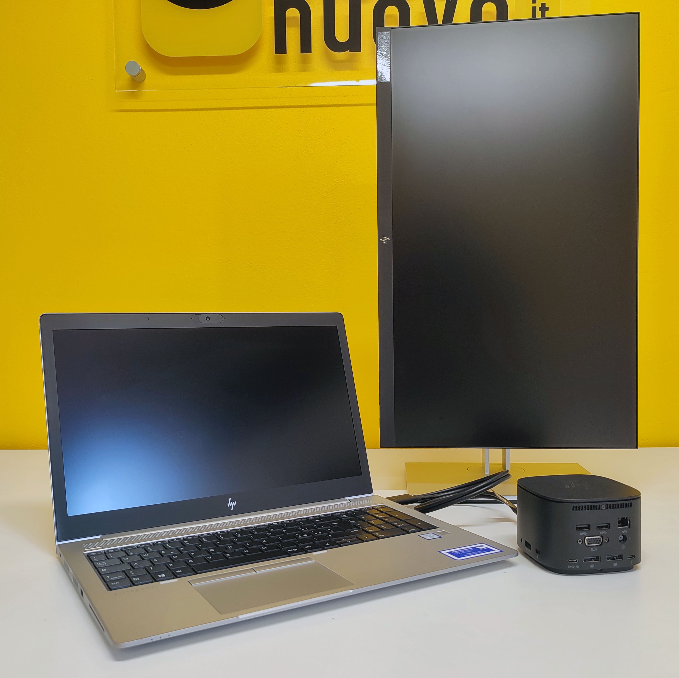 Bundle HP EliteBook 850 G6 15.6" | Intel Core i5 8Gen | SSD 512GB | Ram 16GB | Windows 11 Pro + HP E24G4 24" FullHD Monitor + Thunderbolt Dock 230W G2 hsn-ix01 Docking Station 