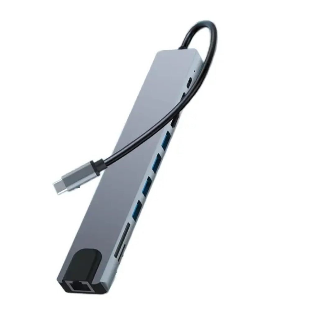 Docking Station Type-C 10-in-1 con cavo integrato, ideale per il mini PC Dell Pro QCM1250 Micro