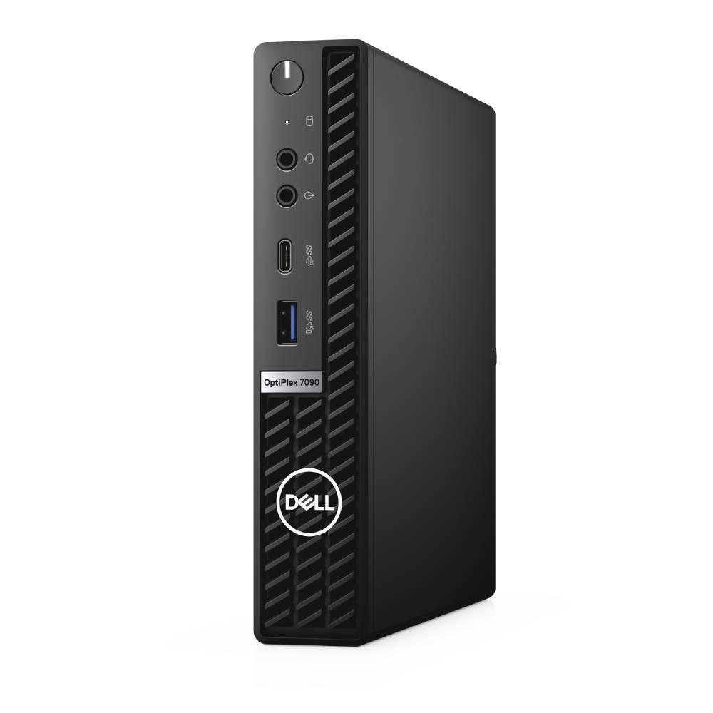 DELL OptiPlex 7090 Ricondizionato Mini PC con Intel i5-11500T, porta USB-C e FreeDOS, compatto e ideale per ufficio moderno.