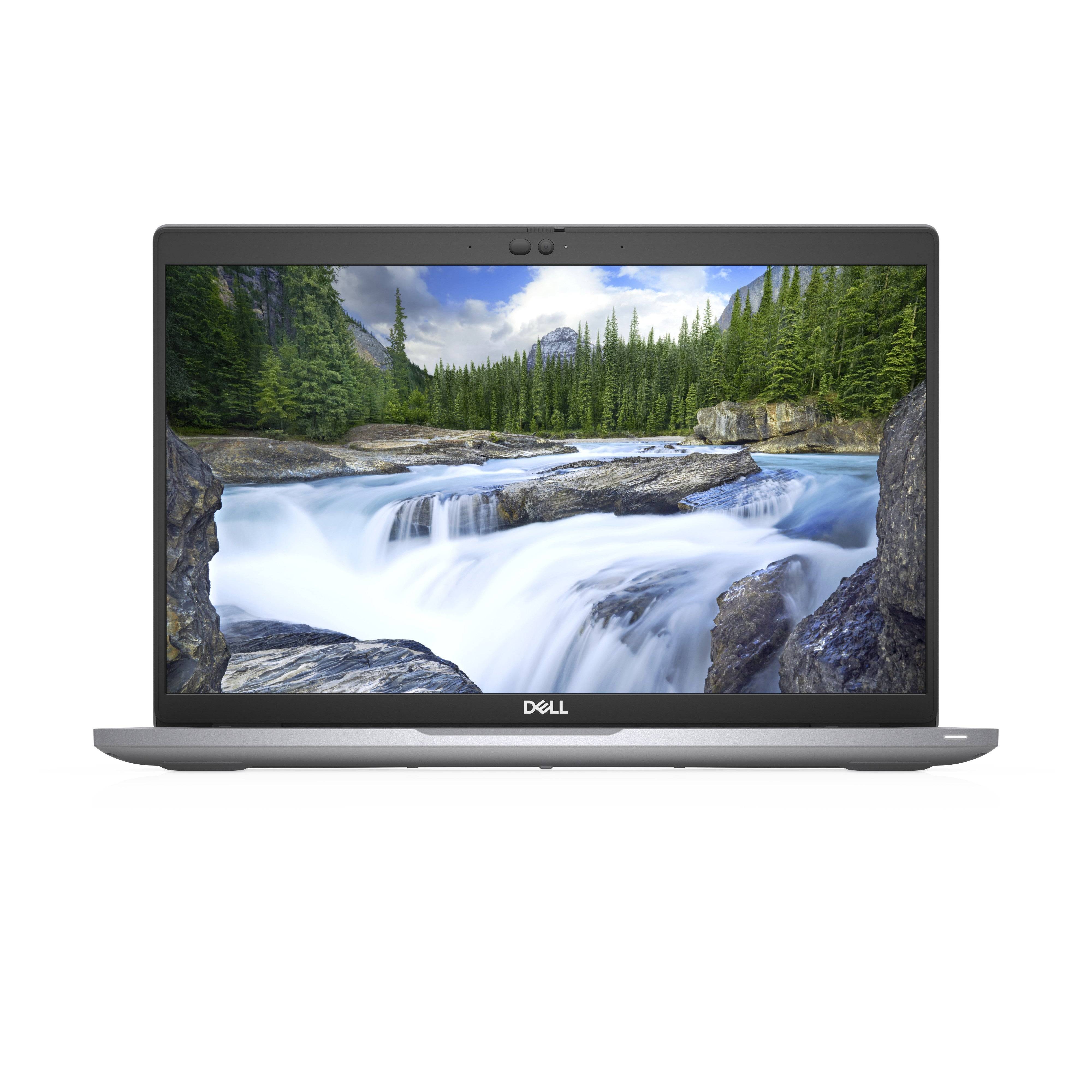 Vista frontale del Dell Latitude 5420 acceso con display FHD da 14”, notebook ricondizionato con prestazioni elevate.