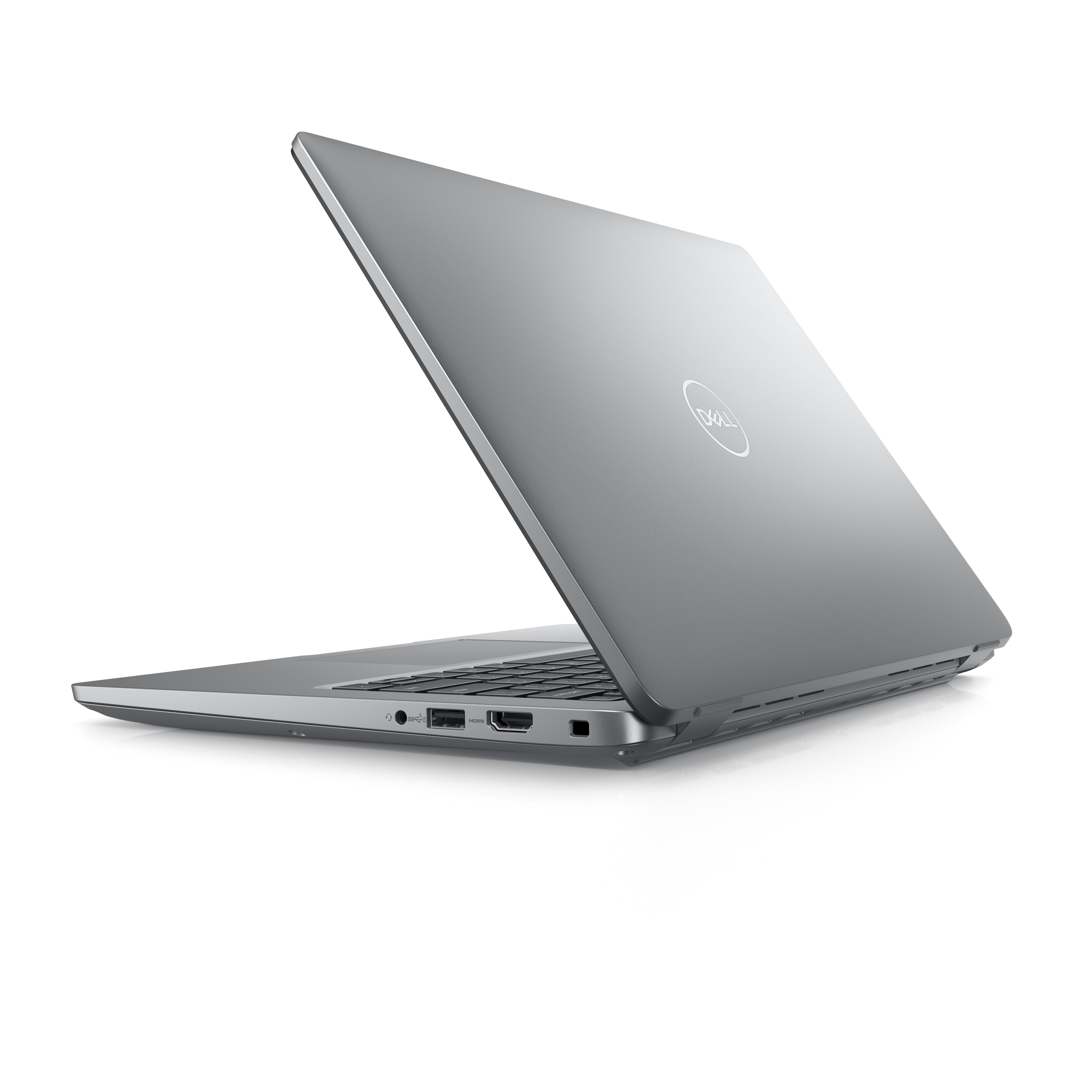 Dell Latitude 5440 Ricondizionato - vista posteriore tre quarti con logo Dell e porte laterali