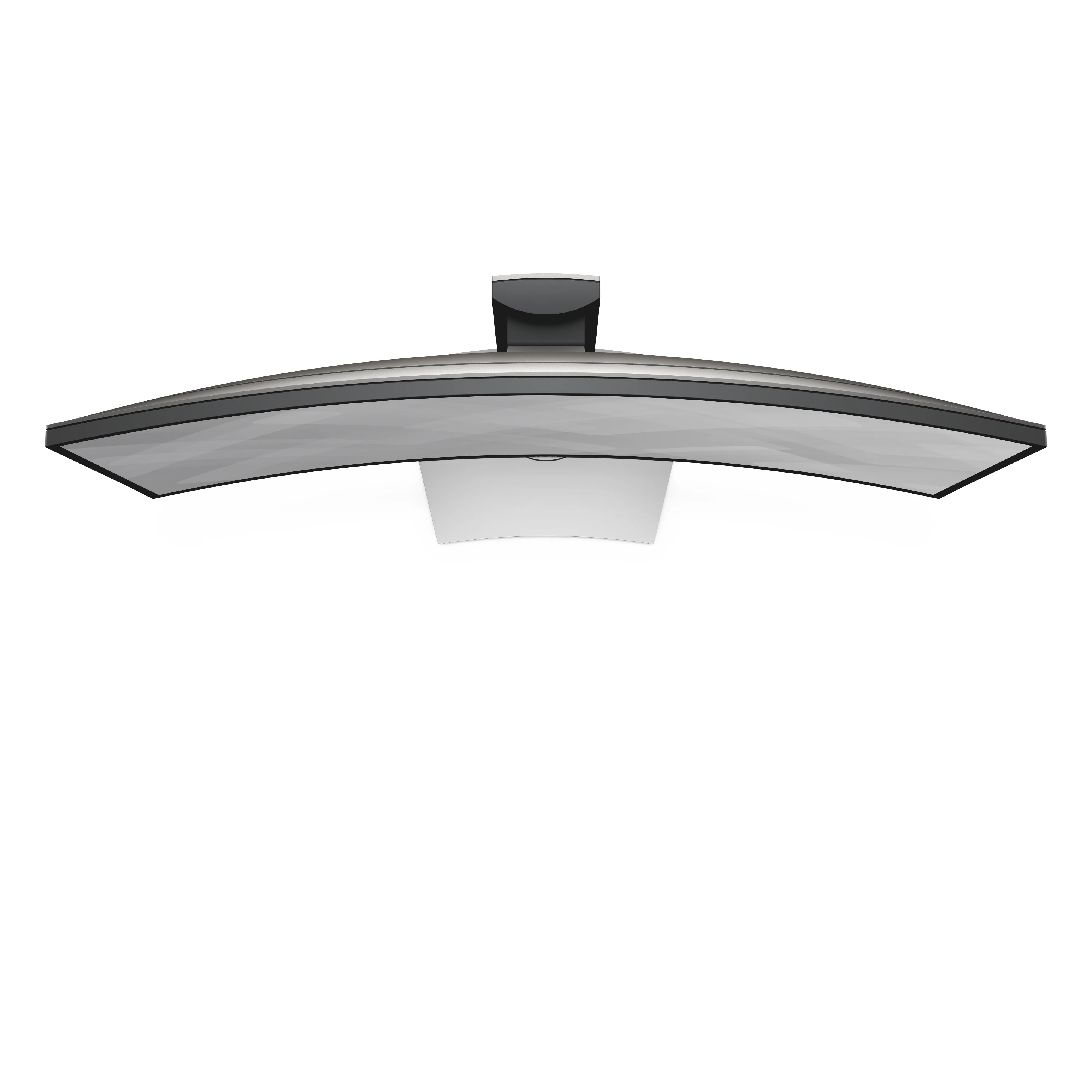 Monitor curvo Dell UltraSharp U3417W 34 pollici vista dall'alto con curvatura 1900R