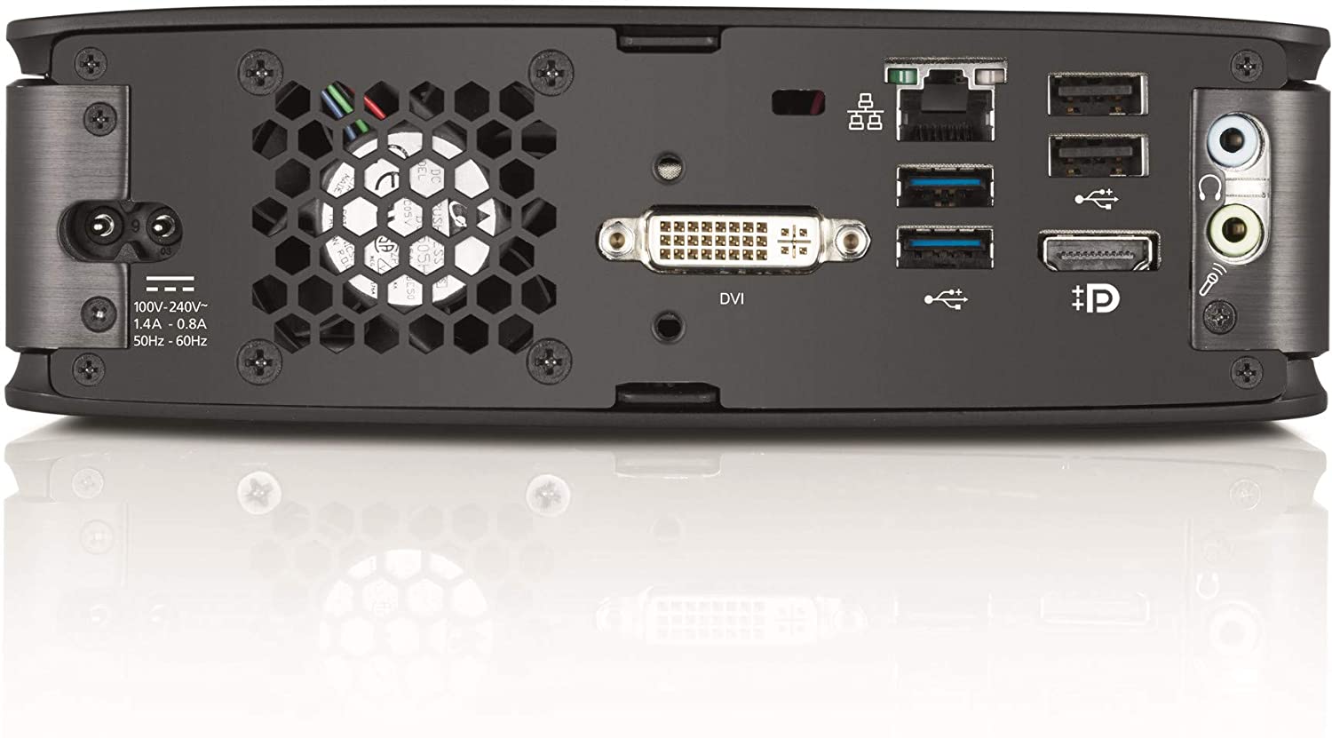 Retro PC desktop Fujitsu Q920 ricondizionato con porte USB, DVI, audio, in vendita su qalnexvori.shop