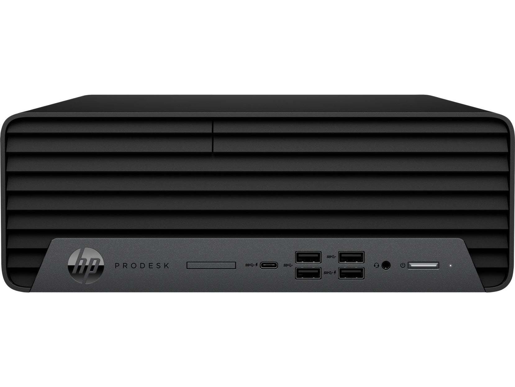 HP ProDesk 600 G6 SFF Ricondizionato - PC fisso compatto con Intel i7, vista frontale completa con connettività USB e lettore SD