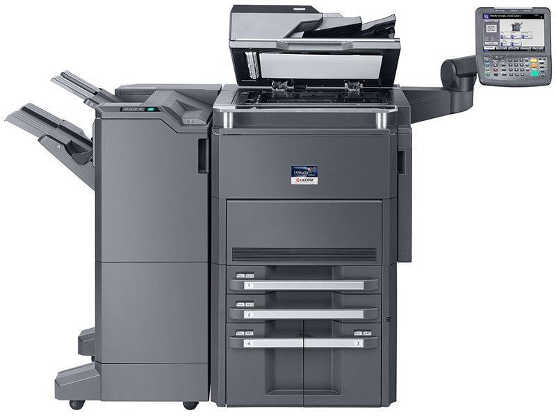 Stampante multifunzione laser Kyocera TASKalfa 6500i professionale, vista frontale su qalnexvori.shop