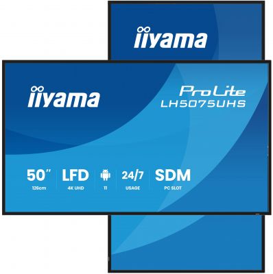 IIYAMA 50 3840x2160 L/P HDMIx3 DP WIFI ANDROID 11
