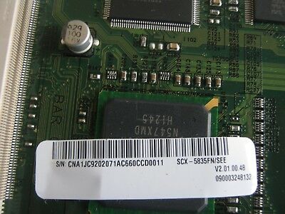 Scheda mainboard Samsung SCX-5835, ricambio elettronico, dettaglio circuito su qalnexvori.shop