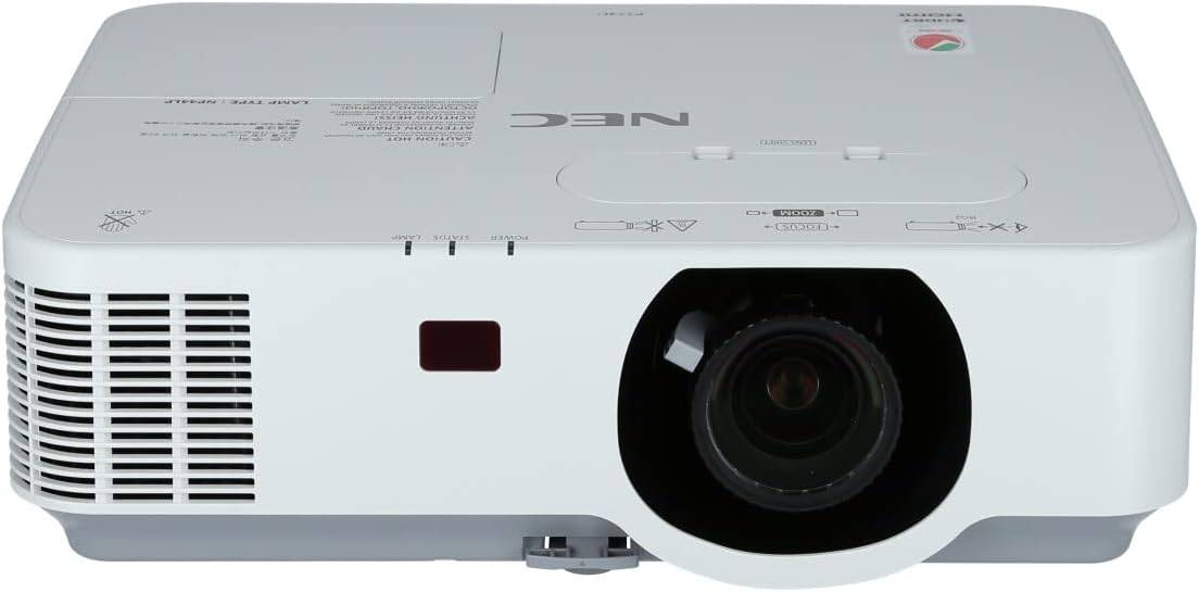 Videoproiettore NEC P554U con risoluzione WUXGA e alta luminosità, perfetto per proiezioni nitide in ambienti luminosi e professionali.