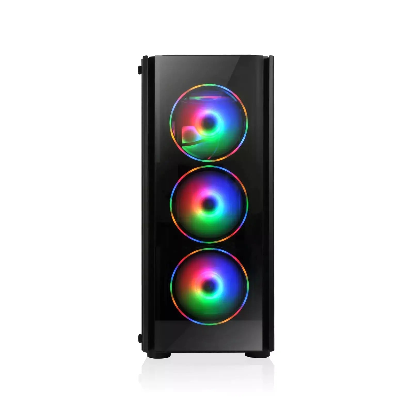PC Gaming ULTRA - Alta Prestazione con Intel Core Ultra 7-265KF e NVIDIA RTX 4070, case frontale con 3 ventole RGB per raffreddamento avanzato