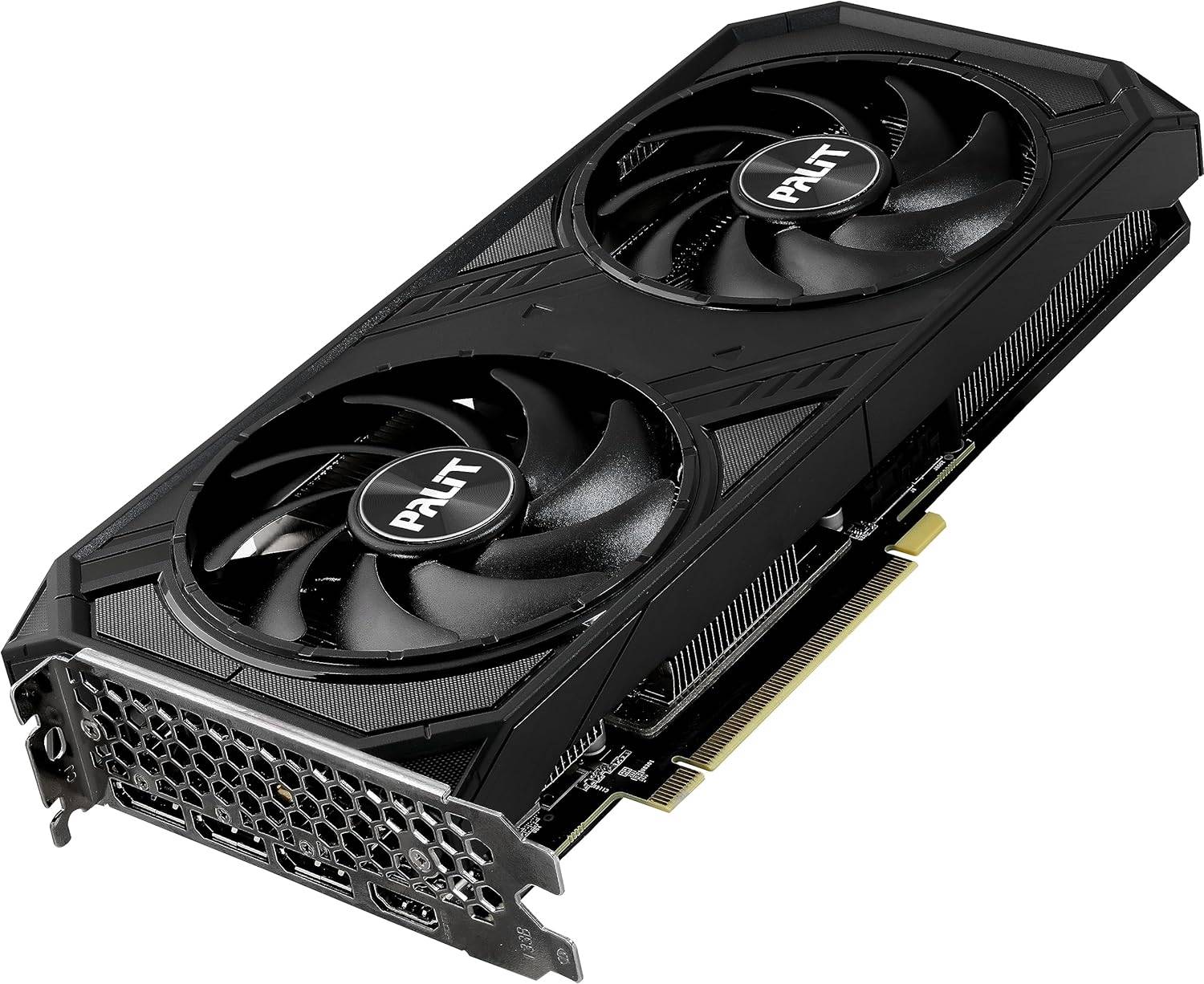 Scheda video Palit NVIDIA RTX 4070 12GB con doppia ventola, ideale per PC Gaming ULTRA ad alte prestazioni con Intel Core Ultra 7-265KF.