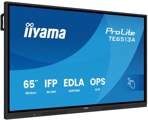 IIYAMA 65 UHD IR 40P Touch AG with Interactive Android OS