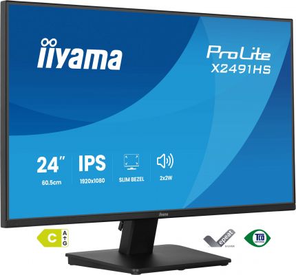 IIYAMA 24 IPS-panel, 1920x1080@120Hz 1ms 350cd/m²