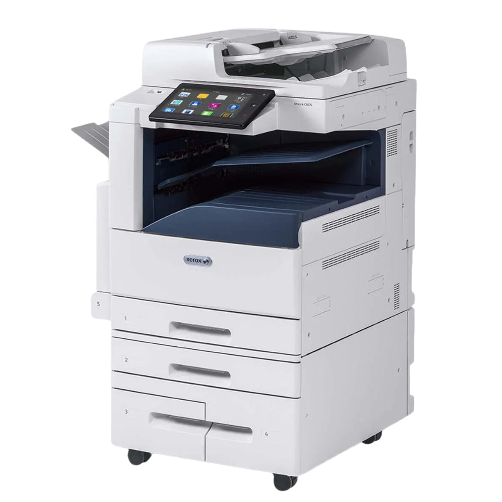 Xerox AltaLink C8045 stampante multifunzione laser A3 a colori con touchscreen, 45ppm, fronte/retro automatico, ideale per uffici moderni.