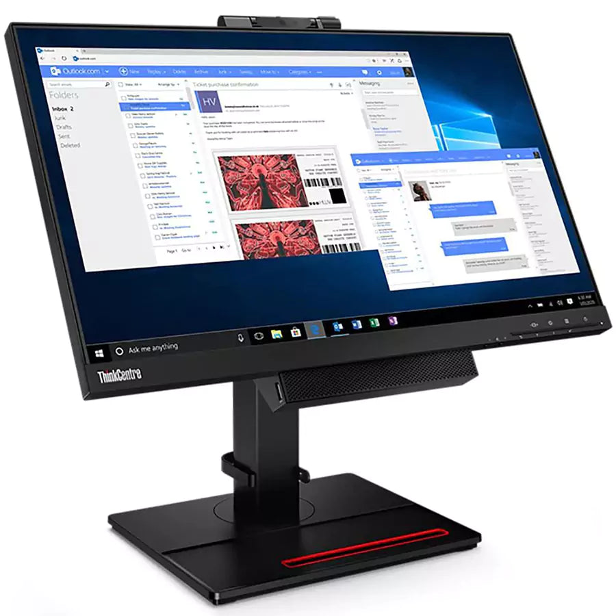 All In One Lenovo M715Q Tiny 22″ | AMD PRO A6-8570E 3Ghz | Ram 8Gb | SSD 240Gb | Monitor 22″ Lenovo 11GSPAT FullHD WebCam Windows 10 Pro